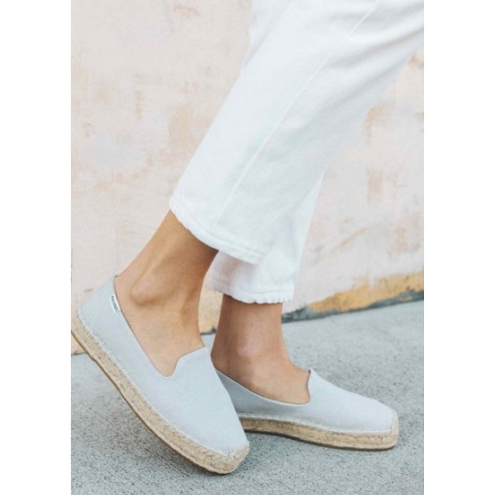Soludos Canvas Smoking Slipper Espadrilles NIB